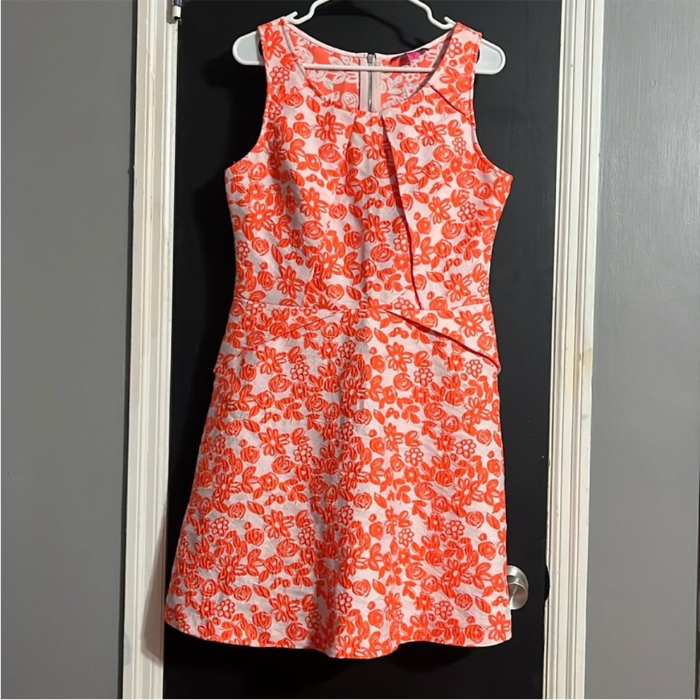Betsey Johnson Tapestry Retro Fit & Flare Dress Size: 12 - Picture 2 of 7